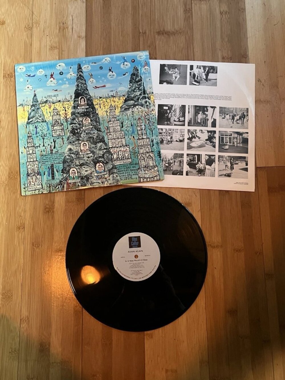Adam Again In A New World Of Time 1986 Blue Collar Records Christian Rock Vinyl